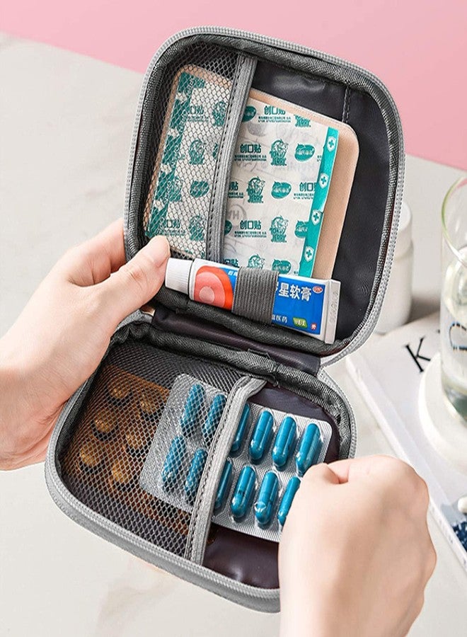 TERXA Medical Pouch | Emergency First Aid Kit Pouch | Mini Travel Medicine Bag | Medical Organizer Storage Pouch (Set of 2 PCs,Multicolor) - Image 4
